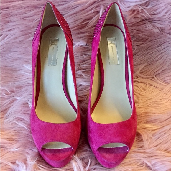 INC INTERNATIONAL CONCEPTS BRIGHT PINK PUMPS - Picture 2 of 6